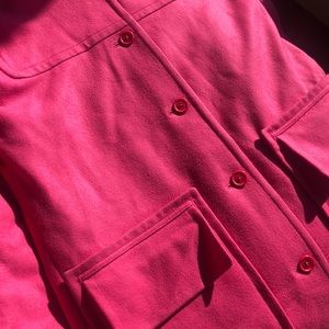 Pink Wool Coat Isaac Mizrahi for Traget